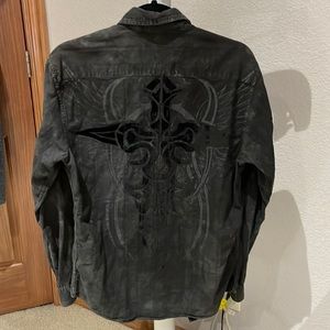 Mens Helix button down shirt - small